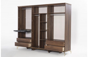 Шестистворчатый шкаф Монтего MONT-34 Шестистворчатый шкаф Монтего MONT-34