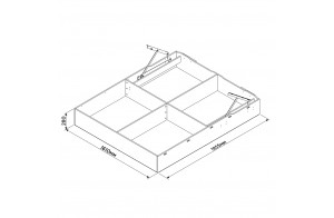 Ящик с подъемным механизмом МН-038-02 (160 см)