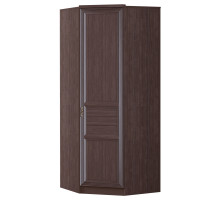 Угловой шкаф для одежды Лира 50 темный